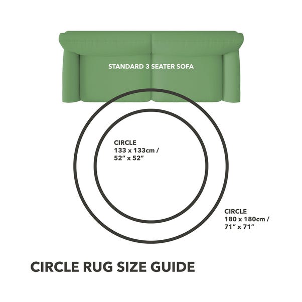 Elements Natural Jute Border Round Rug
