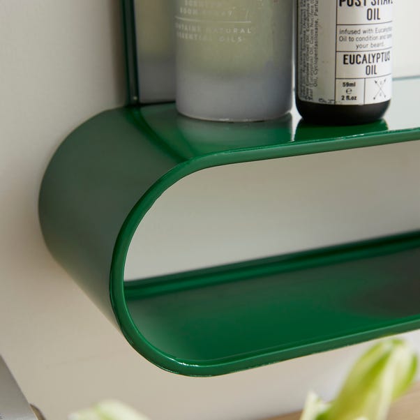 Elements Squoval Wall Mirror With Curling Shelf