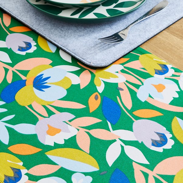Elements Set Of 2 Grey Placemats