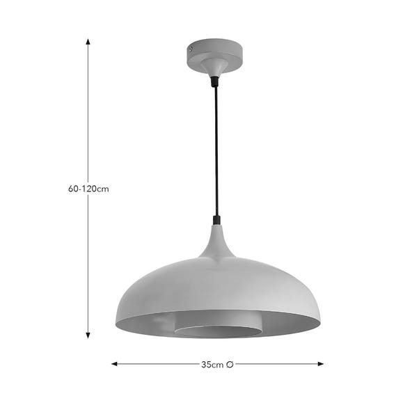 Elements Lennon 2 Tier Dome Pendant Light