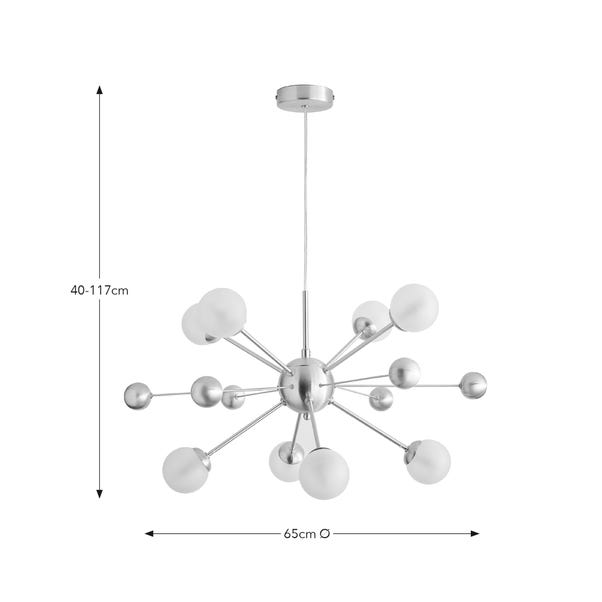 Elements Nova 8 Light Cluster Ceiling Light