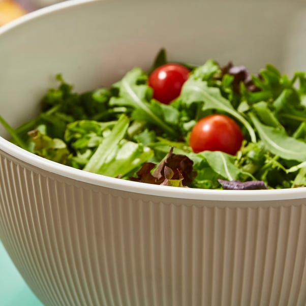 Elements Large Taupe Salad Bowl