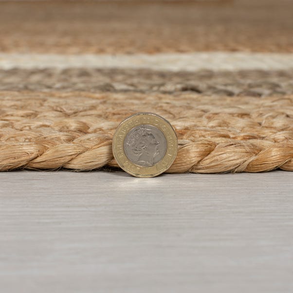  Elements Natural Jute Border Round Rug