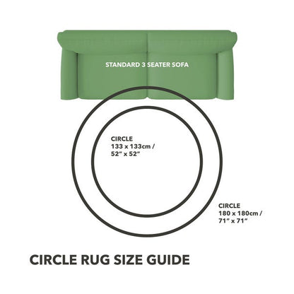  Elements Natural Jute Border Round Rug