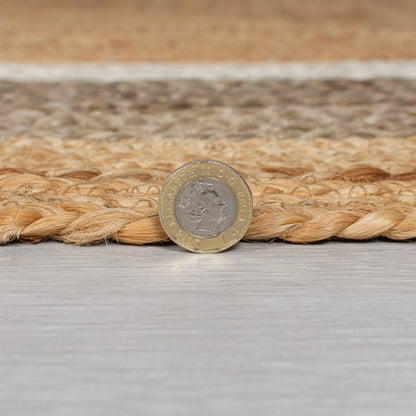  Elements Natural Jute Border Rug