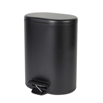  Elements 6L Matte Black Recycling Pedal Bin