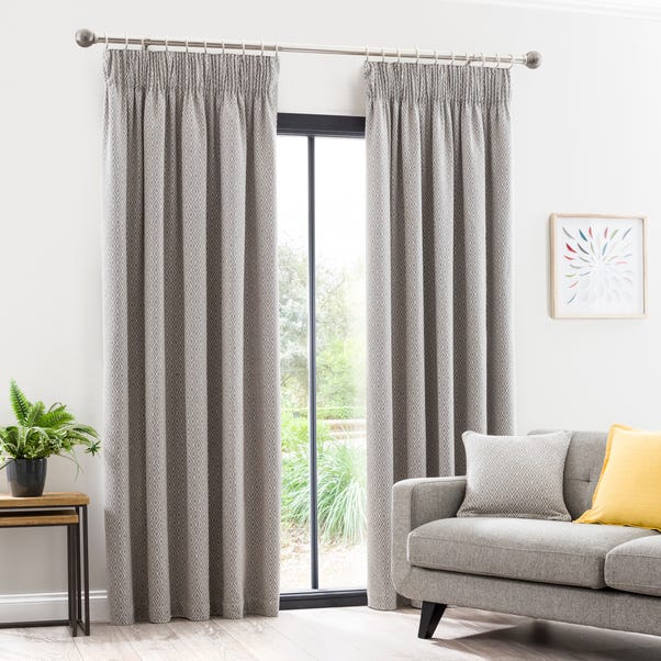  Elements Oslo Pencil Pleat Curtains
