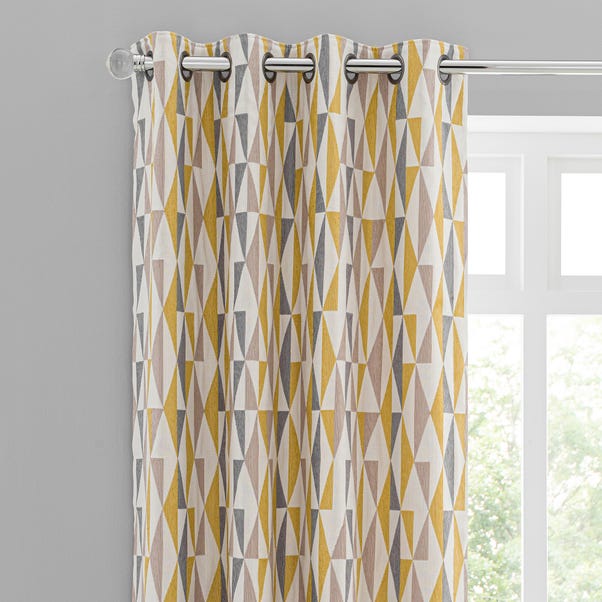  Elements Triangles Eyelet Curtains