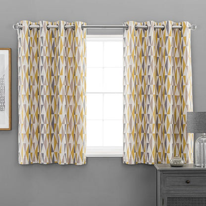  Elements Triangles Eyelet Curtains