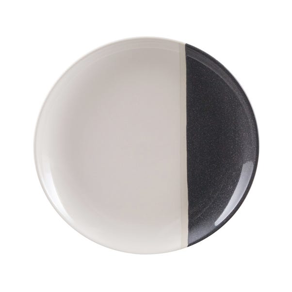  Elements Dipped Charcoal Stoneware Side Plate