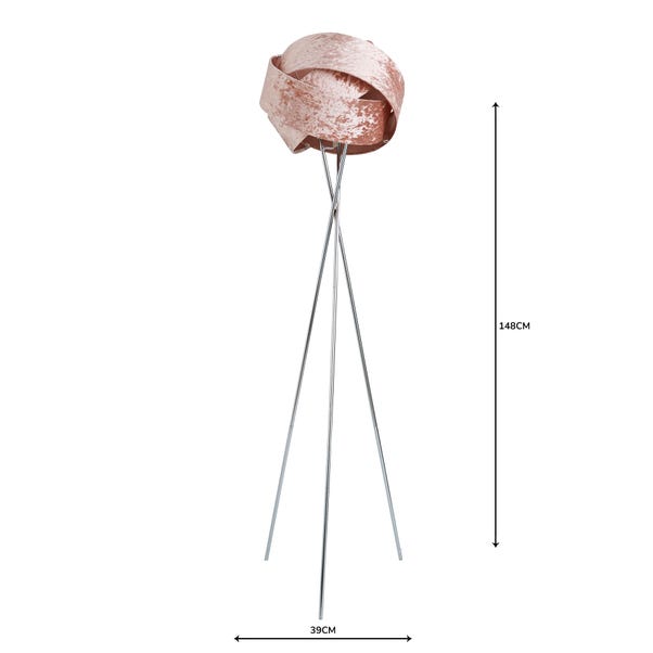  Elements Harley Tripod Floor Lamp