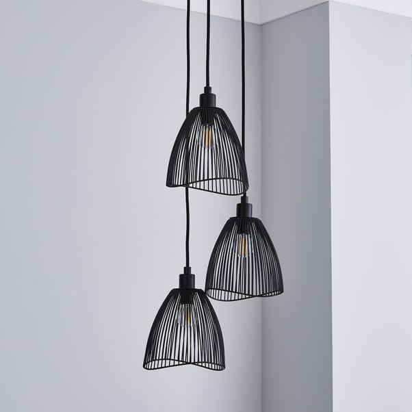  Elements Jaula 3 Light Cluster Ceiling Light