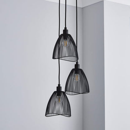  Elements Jaula 3 Light Cluster Ceiling Light