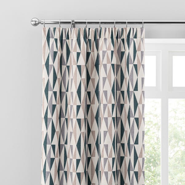  Elements Triangles Pencil Pleat Curtains