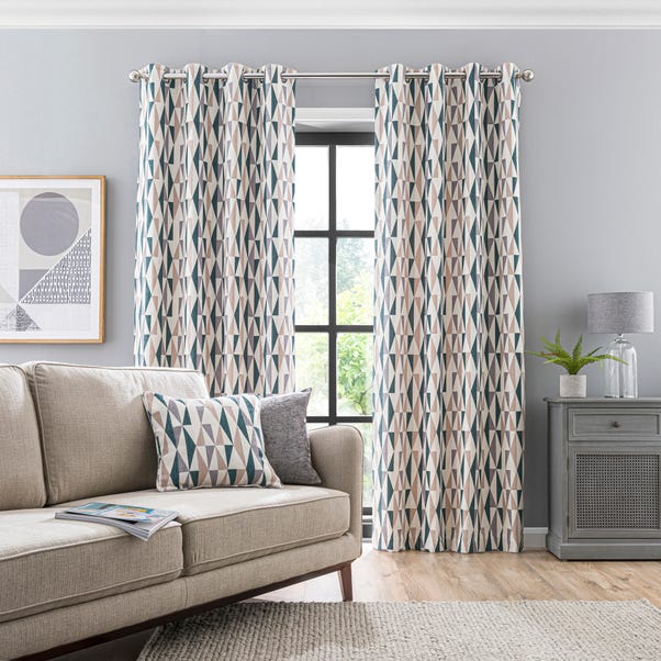  Elements Triangles Eyelet Curtains