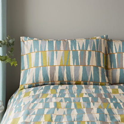  Elements Kolla Blue Duvet Cover And Pillowcase Set