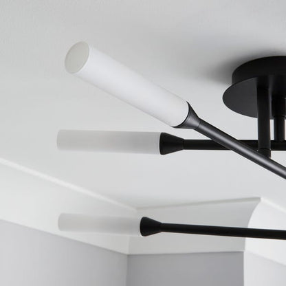  Elements Fontain 6 Light Semi Flush Ceiling Light