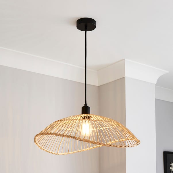  Elements Jaula Rattan Pendant Light