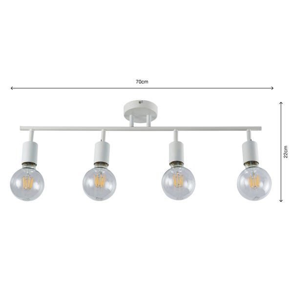  Elements Koppla 4 Light Semi Flush Spotlight Bar