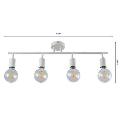  Elements Koppla 4 Light Semi Flush Spotlight Bar