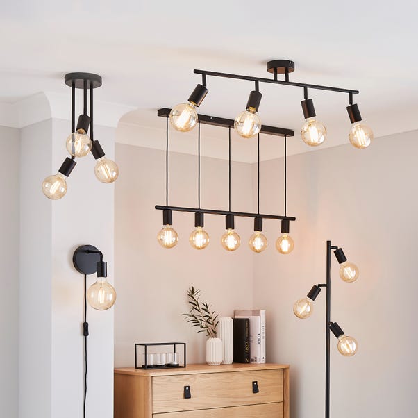  Elements Koppla 4 Light Semi Flush Spotlight Bar