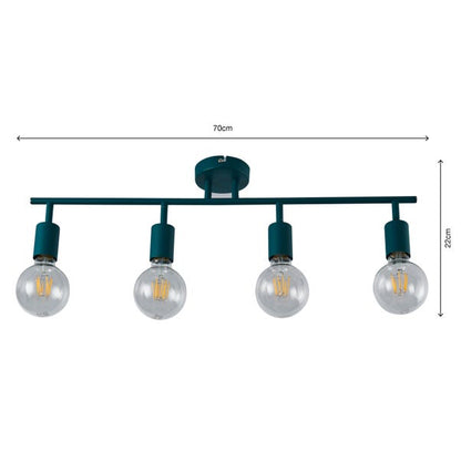  Elements Koppla 4 Light Semi Flush Spotlight Bar