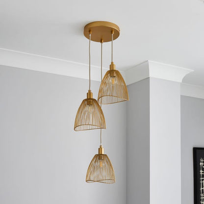  Elements Jaula 3 Light Cluster Ceiling Light