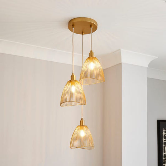  Elements Jaula 3 Light Cluster Ceiling Light