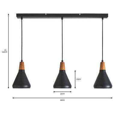  Elements Wolston 3 Light Diner Ceiling Light