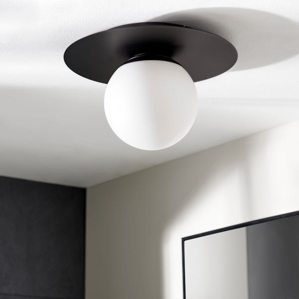  Elements Tela Bathroom Flush Ceiling Light
