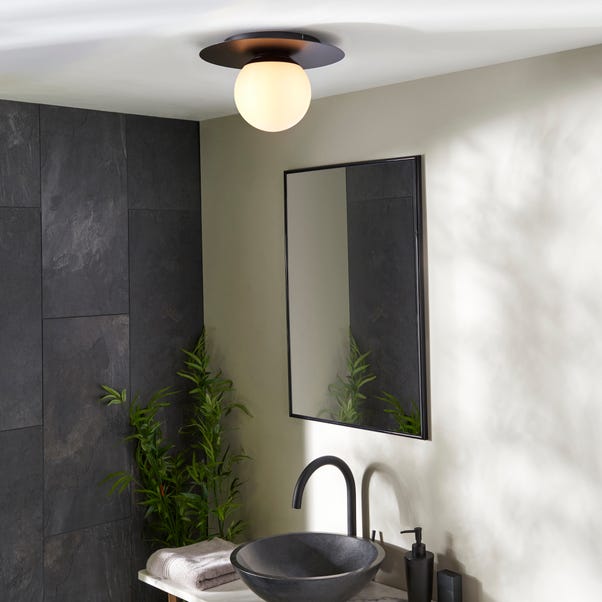  Elements Tela Bathroom Flush Ceiling Light