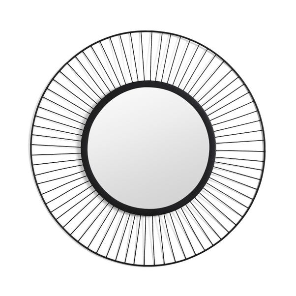  Elements Wire Round Indoor Outdoor Wall Mirror
