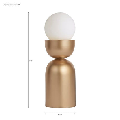  Elements Lunebar Touch Table Lamp