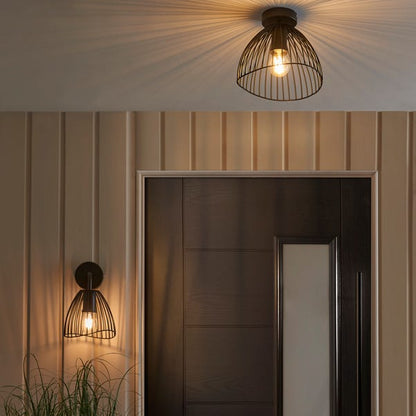  Elements Jaula Outdoor Flush Porch Ceiling Light