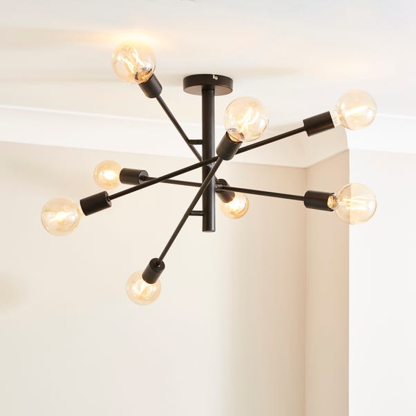  Elements Koppla 8 Light Semi Flush Ceiling Light