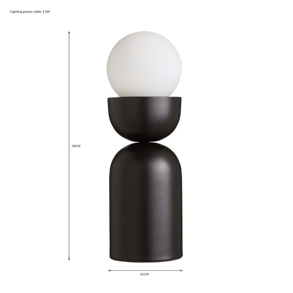  Elements Lunebar Touch Table Lamp