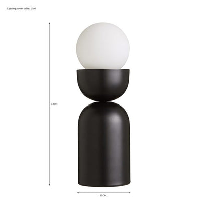  Elements Lunebar Touch Table Lamp
