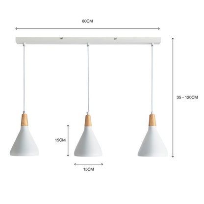  Elements Wolston 3 Light Diner Ceiling Light