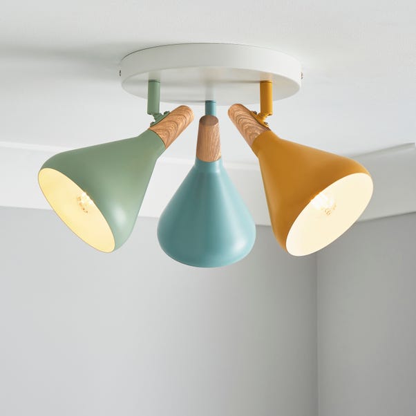  Elements Wolston 3 Light Semi Flush Spotlight
