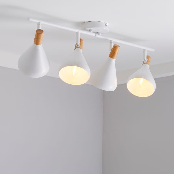  Elements Wolston 4 Light Semi Flush Spotlight Bar