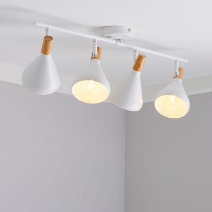 Elements Wolston 4 Light Semi Flush Spotlight Bar