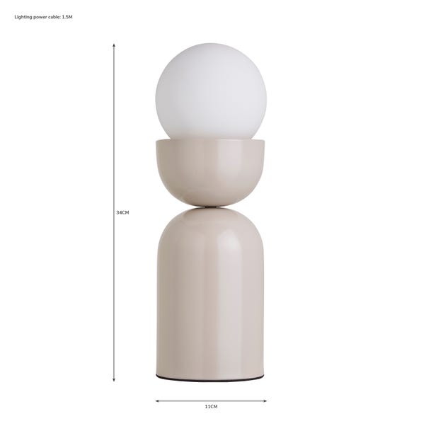  Elements Lunebar Touch Table Lamp