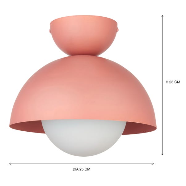  Elements Lunebar Flush Ceiling Light