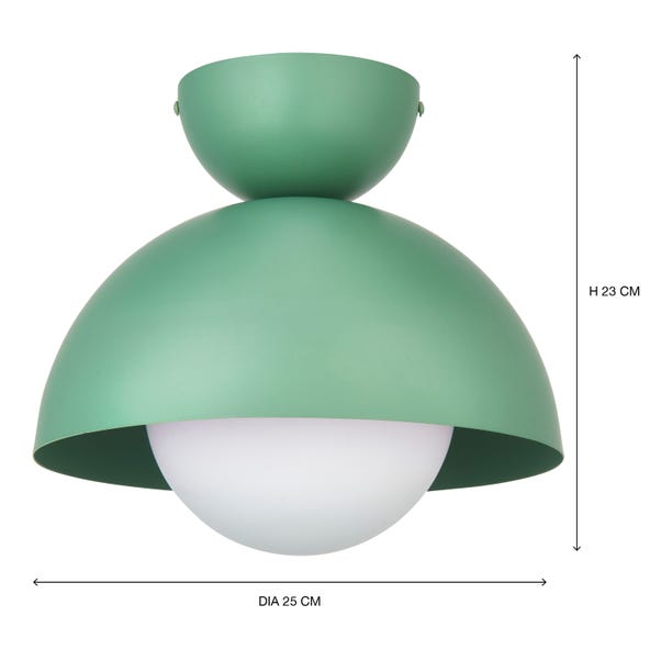  Elements Lunebar Flush Ceiling Light