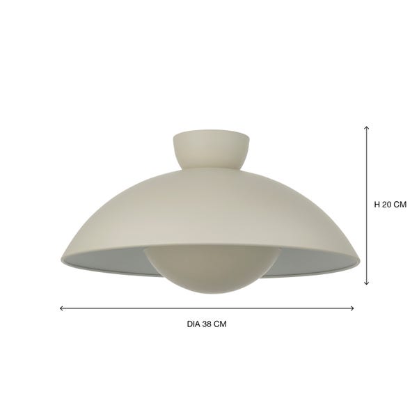  Elements Levi Metal Easy Fit Pendant Shade