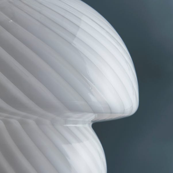  Elements Large Glass Mushroom Table Lamp