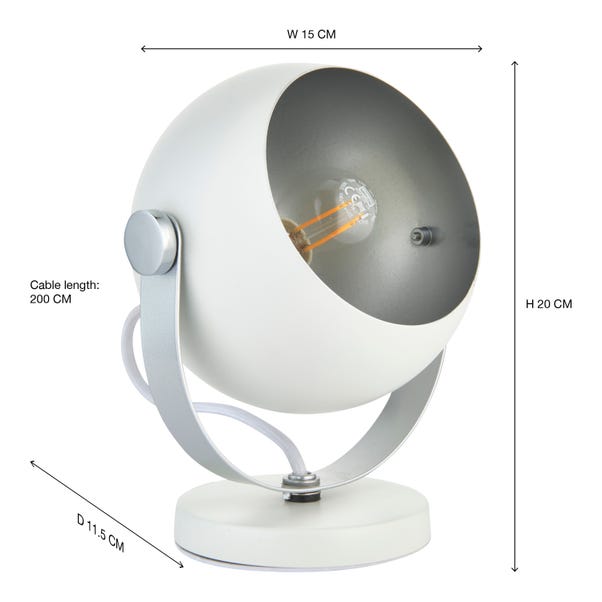  Elements Olympya Adjustable Table Wall Light