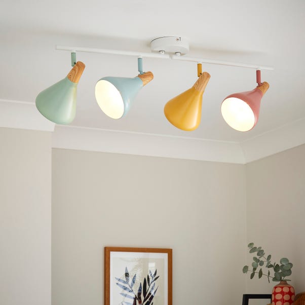  Elements Wolston 4 Light Semi Flush Spotlight Bar
