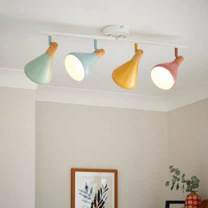  Elements Wolston 4 Light Semi Flush Spotlight Bar