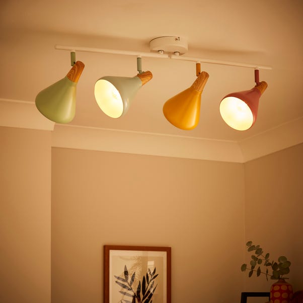  Elements Wolston 4 Light Semi Flush Spotlight Bar